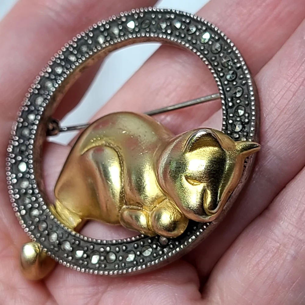 Judith Jack marcasite gold